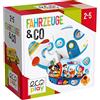 Headu Veicoli & Co. - 8 puzzle bifacciali!: gioco educativo per bambini dai 2 ai 5 anni, versione tedesca (DE52545)