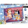 Nathan - Puzzle per bambini - 30 pezzi - Bluey's bedtime - Ragazza o bambino a partire da 4 anni - Puzzle di alta qualità - Cartone spesso e resistente - Everyday & Family - 86163