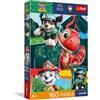 Trefl - Paw Patrol, L'avventura dei dinosauri - 160 pezzi - Puzzle con i personaggi della serie, poster da collezione incluso, per bambini dai 6 anni in su