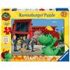 Ravensburger - Grisù, Giant Floor Puzzle Per Bambini 3+ Anni, 24 Pezzi | Giant Floor Puzzle di Grisù da 24 pezzi, gioco educativo e divertente, ideale come regalo originale per bambini dai 3 anni.