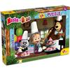 Liscianigiochi - Masha Puzzle Plus 24, Tutti Insieme Impariamo! Puzzle Per Bambini, 86078, ‎35 x 24.5 x 3.5 cm; 250 grammi