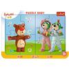 Trefl, Puzzle Con Cornice Baby, I Neonati E L'Orsacchiotto, Simpatici Neonati, Per Bambini Da 2 Anni