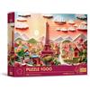 Trefl - Puzzle Effetto 3D, Parigi - 1000 Pezzi - 40° Anniversario Trefl, Arte Paper Art, Puzzle Premium per Adulti e Ragazzi dai 14 anni