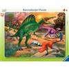 Ravensburger Puzzle per bambini Ravensburger - 05094 Spinosaurus - puzzle a cornice per bambini dai 4 anni in su, con 42 pezzi