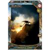 Educa - Puzzle 1000 pezzi Dragon Trainer DreamWorks | Puzzle per adulti con immagine epica | Età 14+ (20593)