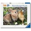 Ravensburger - Puzzle 500 Pezzi Coniglietto E Pulcino, Adulti 49x36cm | Puzzle 500 pezzi, 49x36 cm, per adulti dai 14 anni, collezione 500 pezzi e ideale come idea regalo originale.