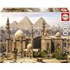 Educa - Puzzle 1000 pezzi El Cairo, Egitto | Puzzle città e cultura | Misura 68x48 cm | Include colla Fix | Per adulti 14+ (19611)