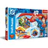 Trefl - Superman, Superman indistruttibile - Puzzle da 300 pezzi - Puzzle colorato con un supereroe, intrattenimento creativo, divertimento per bambini dagli 8 anni in su