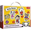 Trefl 36088 L'allegro gattino Kicia Kocia da 3 a 6 pezzi, 4 set, Baby Classic, per bambini dai 2 anni in su, puzzle