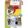 Educa Puzzle - EDUCA - Petit Ours Brun : Ensemble de 2 puzzles de 20 pieces pour enfants des 4 ans