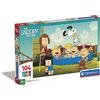 Clementoni - 27266 - Supercolor Puzzle - Peanuts - 104 Pezzi - Puzzle Bambini 6 Anni, Puzzle Cartoni Animati, Fumetti - Made In Italy