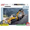 Schmidt Spiele 56551 Liebherr, caricatore gommato L526, puzzle per bambini, in cartone erboso, 150 pezzi, Multicolore