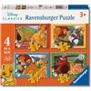 Ravensburger - Il Re Leone, Puzzle Bambini 3+ Anni, 4 Puzzle Da 12-24 Pezzi | Include 4 puzzle progressivi a tema Il Re Leone da 12, 16, 20 e 24 pezzi, giochi educativi e divertenti, ideali dai 3 anni.