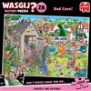 Jumbo Wasgij Destiny 28 - Il ripostiglio di papà! - Dad Cave! - Puzzle per adulti - Puzzle umoristico - Cartone 100% riciclato - 1000 pezzi - Jumbo