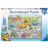 Ravensburger Veicoli in Città - Puzzle 100 Pezzi