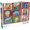 Buffalo Games - Dominic Davison - Windows aperto al mondo - Puzzle da 1500 pezzi per adulti - Puzzle impegnativo perfetto per serate di gioco - Dimensioni finali: 38,50 x 26,50