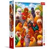 Trefl - Puzzle Puzzle 1000 pezzi, Galline | - Puzzle fai da te, intrattenimento creativo, puzzle classici per adulti e ragazzi dai 14 anni in su