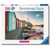 Ravensburger - Puzzle 500 Pezzi Case Galleggianti Smögen, Adulti 49x36cm | Puzzle 500 pezzi, 49x36 cm, per adulti dai 14 anni, collezione 500 pezzi e ideale come idea regalo originale.