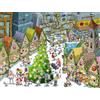 All Jigsaw Puzzles Djigsaw Vu Christmas Puzzle Set - 2X 1000 Pezzi Festivo Puzzle con un twist di viaggio nel tempo!