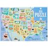 Talking Tables Puzzle 1000 Pezzi Mappa USA 50 Stati con Poster - Monumenti Americani Illustrati - Regalo Compleanno, Arte Murale, PUZZLEUSA