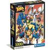 Clementoni - Puzzle 1000 Pezzi per Adulti e Ragazzi, Puzzle Panorama, Tema Marvel X-Men con Poster Incluso, Compact Box, Idea Regalo Uomo e Donna, Made in Italy, 70x50 cm, 37066