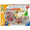 Ravensburger tiptoi puzzle 00133 puzzle per piccoli esploratori: missione di salvataggio, puzzle per bambini dai 3 anni in su, per 1 giocatore