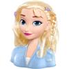 Disney Frozen Testa di Elsa da pettinare 2 Disney, 17 pezzi inclusi accessori da indossare e condividere, biondo, acconciature, giocattoli per bambini dai 3 anni in su di Just Play, Multicolore, 26.04, 32806
