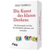 riva Verlag Die Kunst des klaren Denkens: Das Kartenspiel, mit dem Sie Denkfehler erkennen und vermeiden