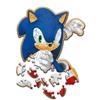 Trefl - Puzzle in Legno Originali: Sonic The Hedgehog, Super Sonic - 50 Pezzi, Wood Craft Junior, Forme irregolari, 10 figure, puzzle moderno, divertente per bambini dai 5 anni