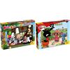 Liscianigiochi Lisciani Giochi - Masha Puzzle Plus 24, Tutti Insieme Impariamo! Puzzle Per Bambini, 86078, ‎35 x 24.5 x 3.5 cm; 250 grammi & Bing la Rana Gicoco per Bambini-Puzzle, 24 Pezzi, Multicolore, 77991