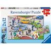 Ravensburger - Puzzle 2x12 Pezzi Polizia in Azione | Puzzle Bambini 3 Anni | Dimensioni Di 26x18 Cm | Regalo Bambino 3 Anni | Regalo Originale