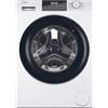 Haier I-Pro Series 1 HW100-BP14929A-S - Lavatrice a carico frontale 10 kg, funzione vapore, motore inverter, trattamento antibatterico, 1400 giri/min, fine differito, rilevatore automatico KG, 15