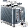 Russell Hobbs Tostapane Inspire, 2 Fette, Grigio, 1050 Watt, 24373-56 | Funzione LiftLook, Scongelamento e Riscaldamento, Vassoio Raccoglibriciole Rimovibile, Griglia per Panini e Croissant