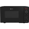Neff FLAWG20S2 - Microonde, N30, 44 x 26 cm (larghezza x altezza), display LED, nebbia e 1 pulsante touch, porta girevole laterale, programmi atomatici, Easy Clean, Easy Clock, nero