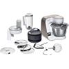 Bosch MUM5XW20 Impastatrice, 1000 Watt, Ciotola 3.9L, con Accessori, Bianco | Impastatrice Planetaria con Ciotola in Acciaio Inox da 3,9 L, 7 Velocità, Timer, Include: Frullatore, Fruste, Ganci e Dischi