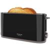 Taurus - Tostapane Mytoast Nero 1000W | 7 Livelli di Tostatura | Fessura Extra Lunga 26x3.8 | Autocentramento | Vassoio Raccoglibriciole | Elevazione Extra | Avvolgicavo | Piedini Antiscivolo
