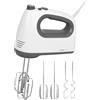 Clatronic Impastatrice Clatronic | 400 watt | impastatrice manuale | impostazione turbo e 5 impostazioni di velocità | sbattitori e ganci per impasto in acciaio inox lavabili in lavastoviglie | HM 3775