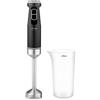 Ufesa Frullatore a immersione Mars 1200W, controllo della velocità variabile, funzione Turbo, 4 lame ad alta efficienza, piede smontabile, inox, design ergonomico, antispruzzo, bicchiere graduato