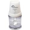 LITTLE BALANCE 8586 Little Tritatutto Elettrico, Mini Frullatore, Ciotola 500 ml, 4 Lame in Acciaio Inox 400 W, Bianco