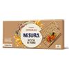 Misura Fibrextra Crackers Integrali, Ricchi di Fibre | Farina 100% Integrale da Filiera Italiana, Confezione da 12 pacchetti, 385 g