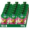 Solo Hero Solo Bio Frutta Frullata Pera e Lampone, 18 Pouch 100g