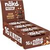 Nākd. Protein Cacao Nocciola | Barrette Raw | 16 x 45g (720g) | 7g di Proteine Vegetali | Vegan | Senza Glutine | Ingredienti 100% Naturali | Senza Zuccheri Aggiunti