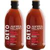 Deto Andrea Milano, Aceto di Vino Rosso con Madre, Non Filtrato e Non Pastorizzato, Utilizzato come Drink se Diluito con Acqua e come Condimento per i Tuoi Piatti Preferiti, Made in Italy, 500 ml