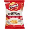 Cipster di Lenticchie Rosse alla Paprika, Forma Iconica e Gusto Croccante, 80g