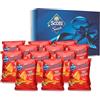 Riso Scotti Guttiau Snack Salato Super Croccante Gusto Pizza con Farina di Riso, Prodotto Artigianale, 12 Pezzi