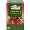 Ahmad Tea Tè verde | Tè verde lampone e melograno | 20 bustine di tè | 1 confezione