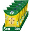 Solo Hero Solo Bio Snack Puff Avena e Mais Bio, Bimbi 8+, 5x25g | 100% biologico, non fritto, senza sale aggiunto, merenda scuola, snack sano bimbi, puff croccanti, svezzamento