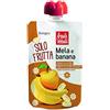 Baule Volante, Solo frutta mela e banana bio, senza glutine, senza zuccheri, 100g