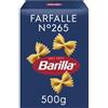 Barilla Pasta Farfalle N.265, Pasta Corta di Semola di Grano Duro, 500g | I Classici, Tempo di Cottura 13 Minuti