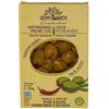 Olive's Earth Olive Verdi Greche Calcidiche Snocciolate Ripiene di Peperone Rosso, 4 x200g